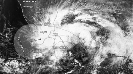 புரெவி புயல் டிச.3 இரவில் கரையைக் கடப்பதால்  தென் மாவட்டங்களில் கனமழை எச்சரிக்கை