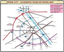 ஈரோடு சுற்றுவட்டச்சாலை விரைவில் திறக்கப்படும்:  நெடுஞ்சாலைத்துறை தலைமை பொறியாளர் தகவல்